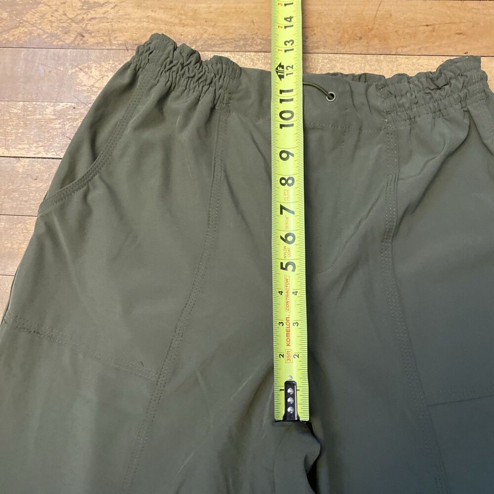 Rachel Zoe Pants Women’s Size Medium Green Drawstring Wide leg - Picture 5 of 12